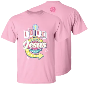 2655 Love Jesus Sign Light Pink