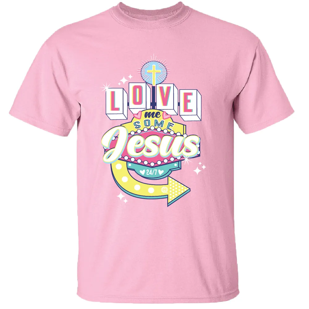 2655 Love Jesus Sign Light Pink