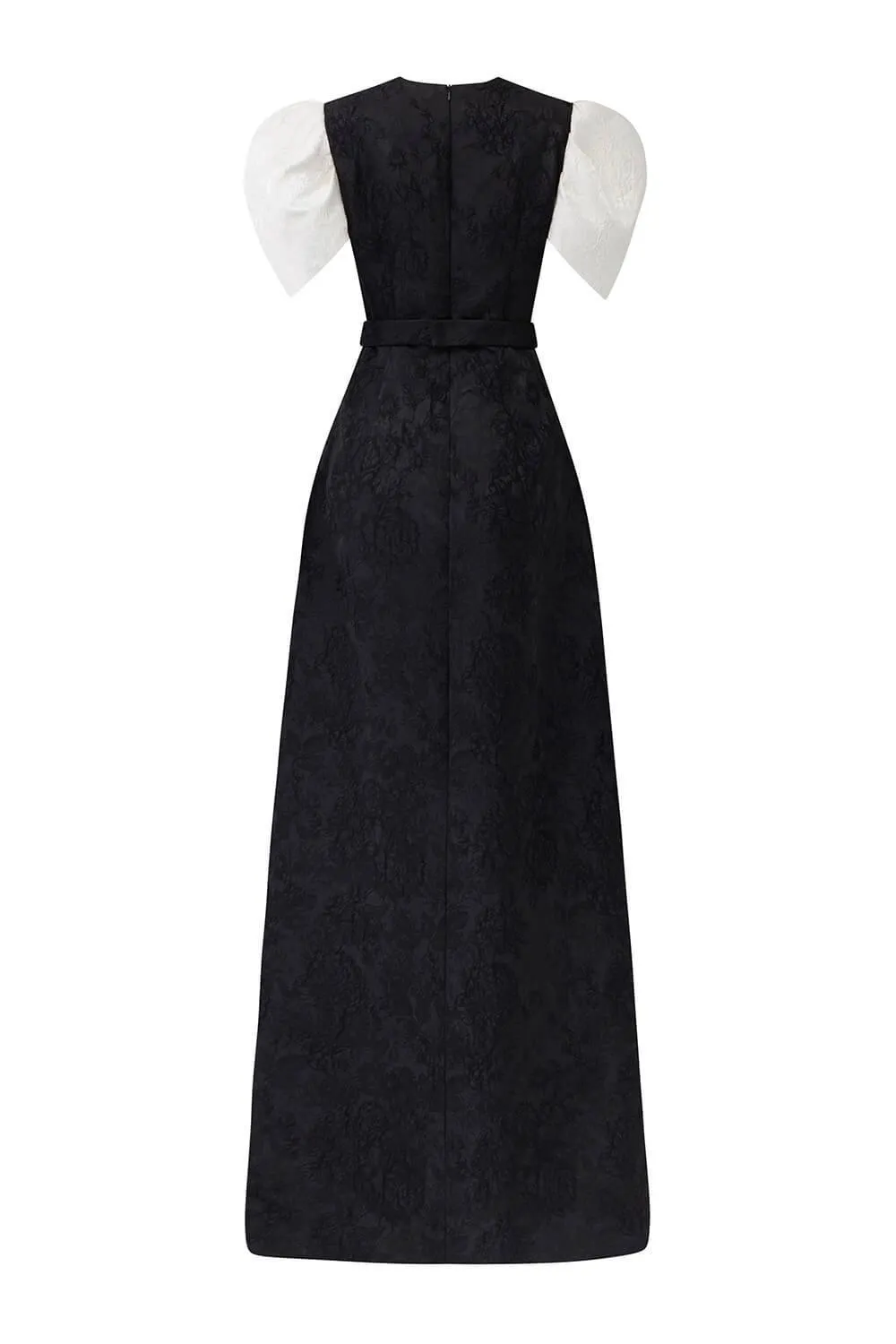 Ambrosia A-line Cut-Out Jacquard Floor Length Dress