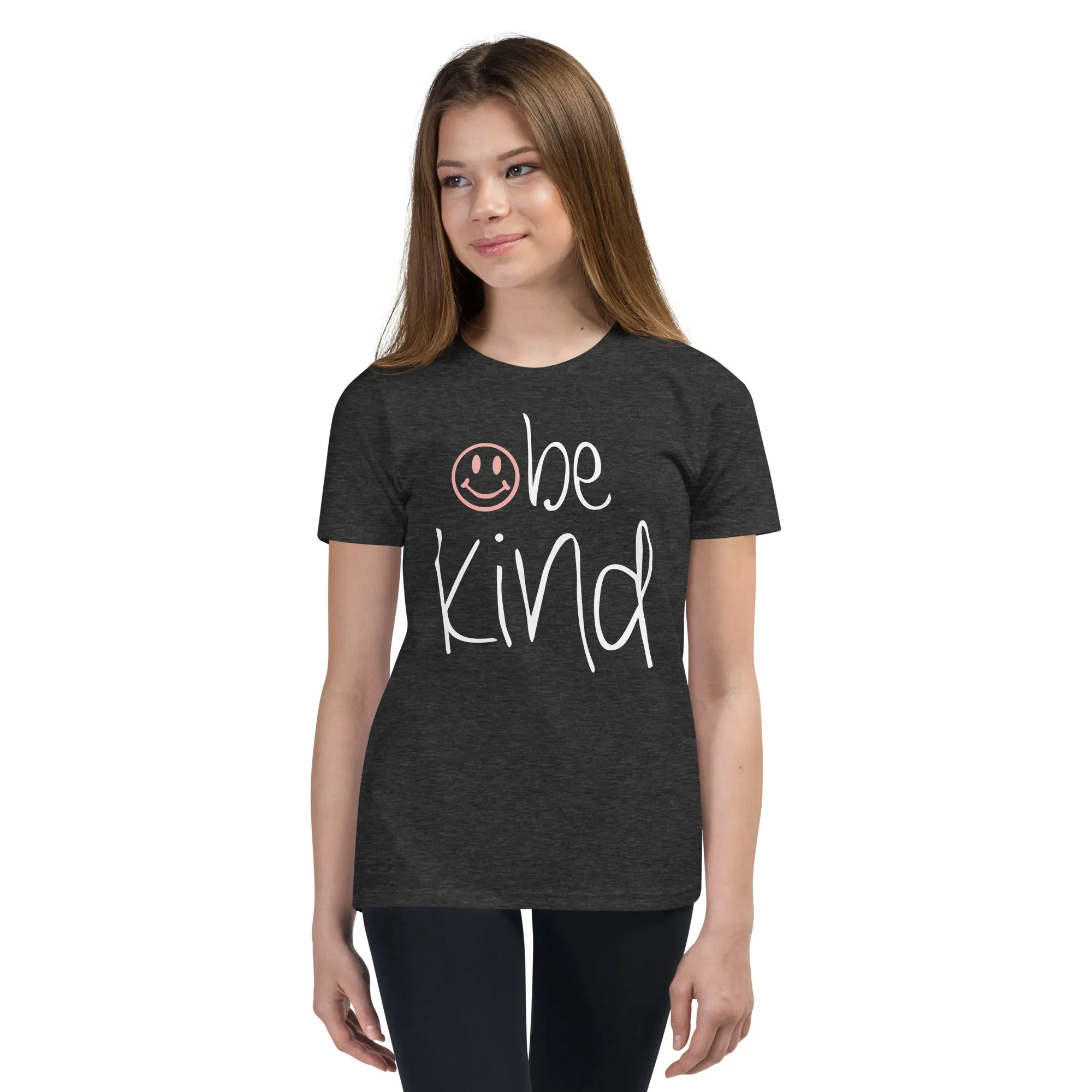 be kind Smile Youth Short Sleeve T-Shirt