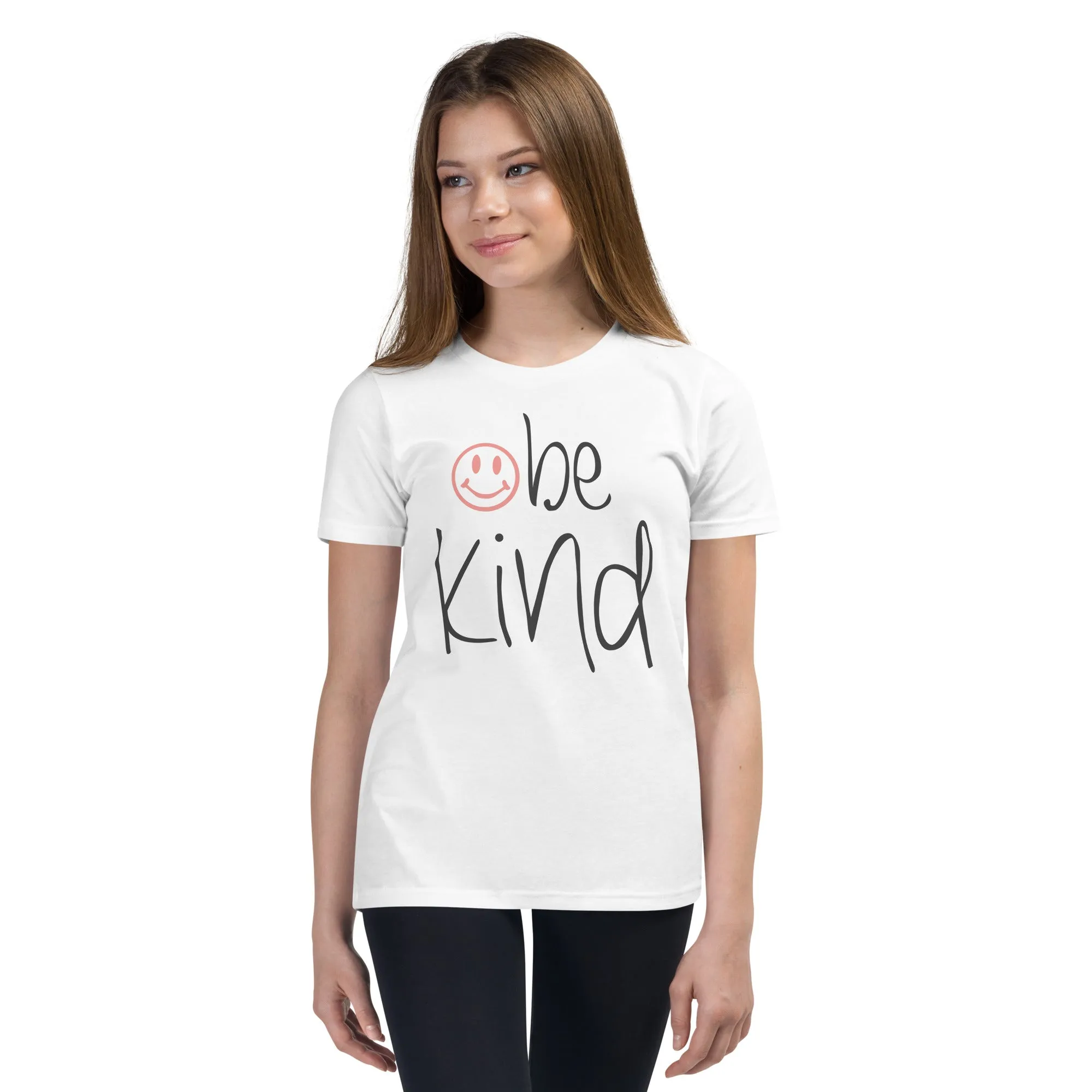 be kind Smile Youth Short Sleeve T-Shirt