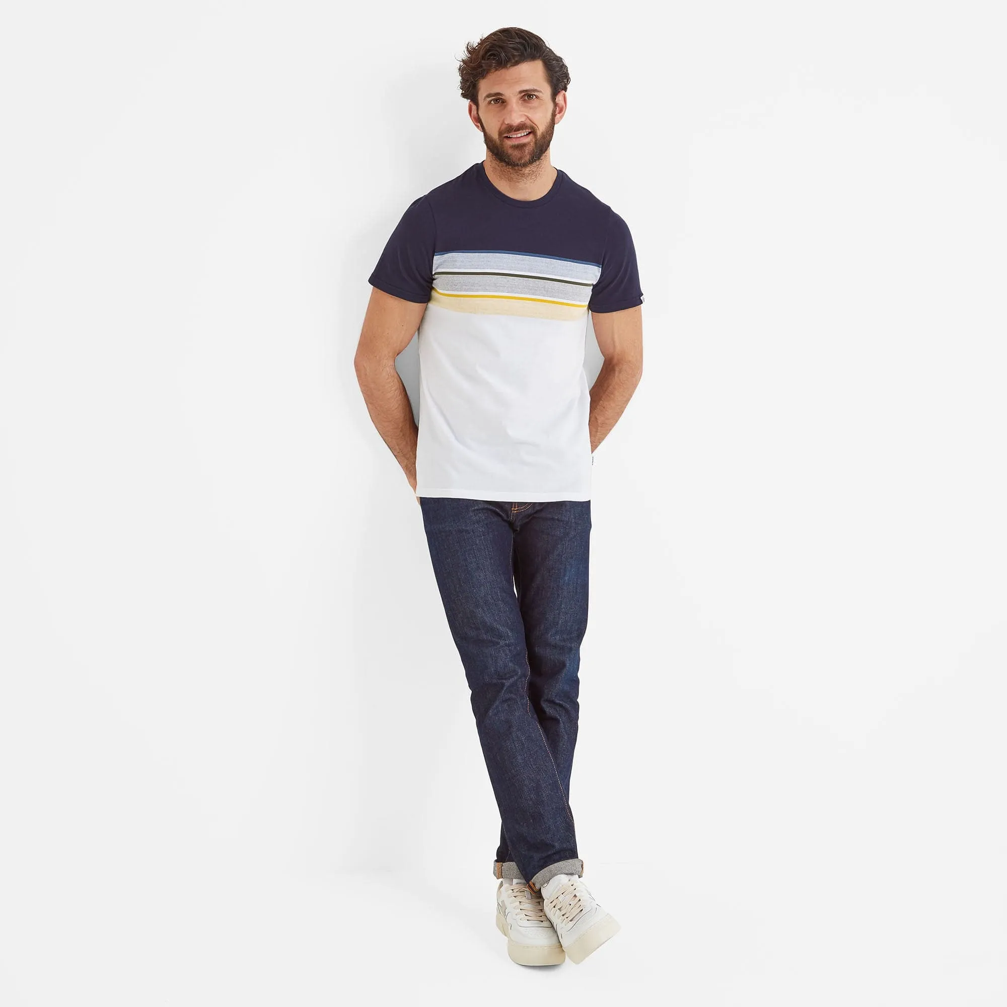 Blaxhall Mens T-Shirt - Dark Indigo