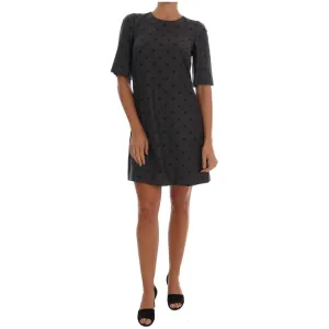 Dolce & Gabbana Chic Polka Dotted Wool Dress