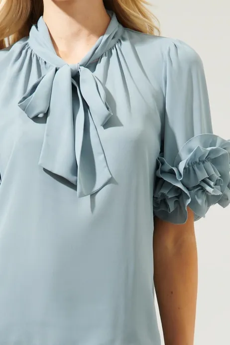 Exaggerated Ruffled Blouse