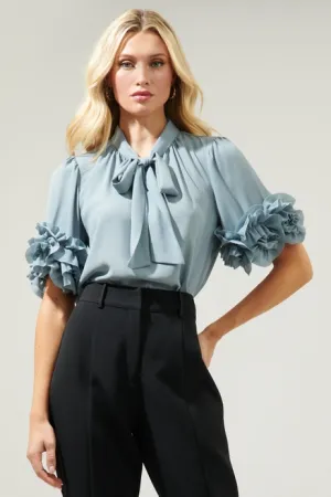 Exaggerated Ruffled Blouse