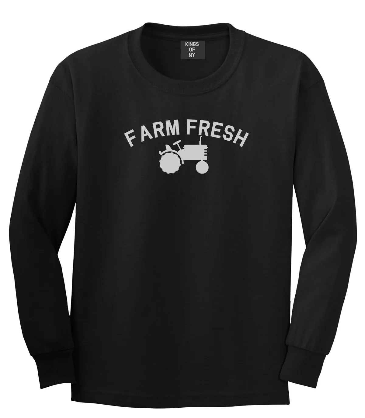 Farm Fresh Tractor Mens Long Sleeve T-Shirt