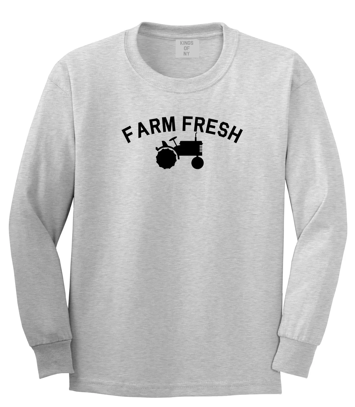 Farm Fresh Tractor Mens Long Sleeve T-Shirt