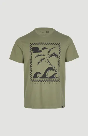 Fin T-Shirt | Deep Lichen Green