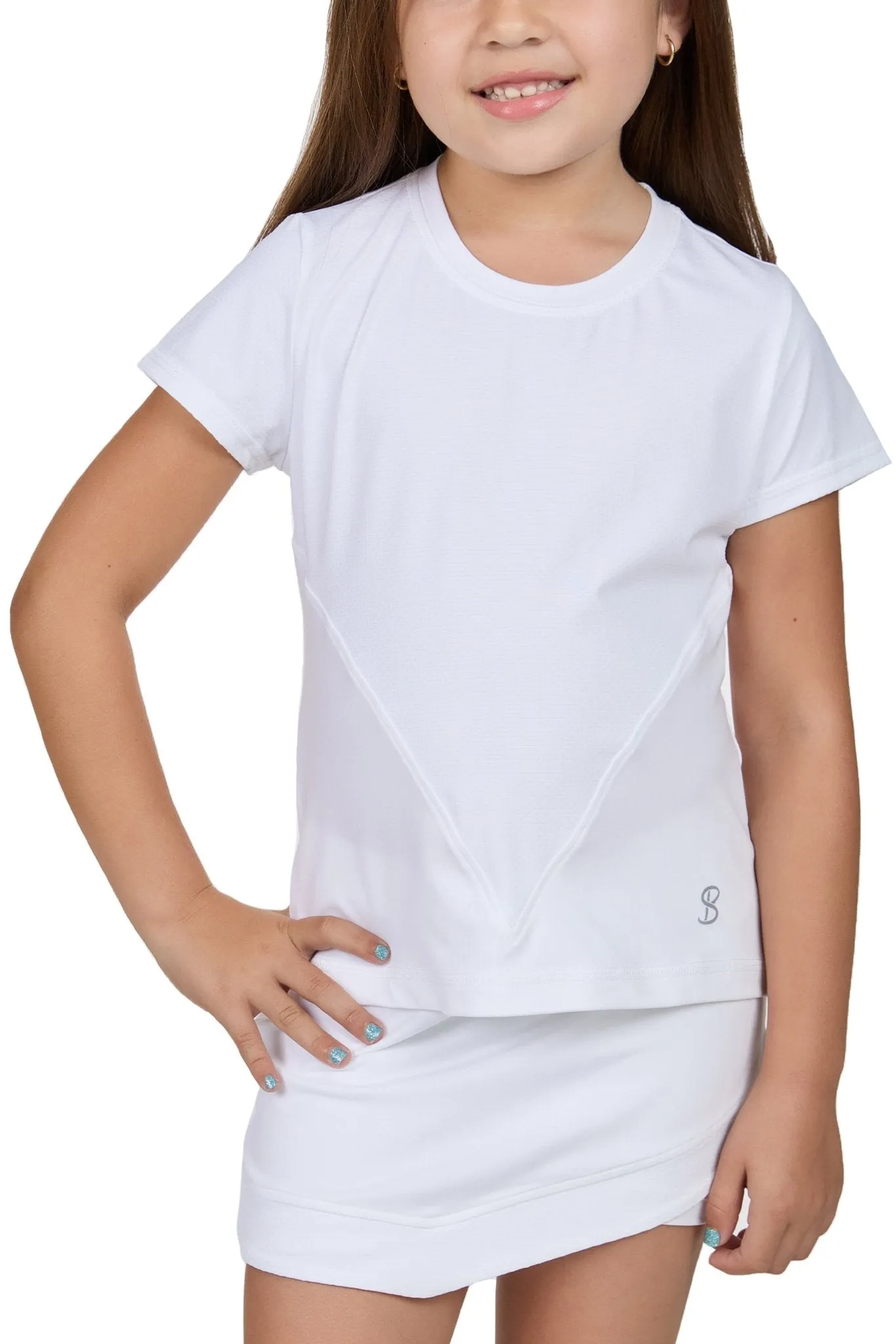 Girl's Short Sleeve Tennis Top