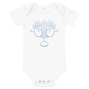 HANUKKAH (ASL) Baby Short Sleeve Onesie