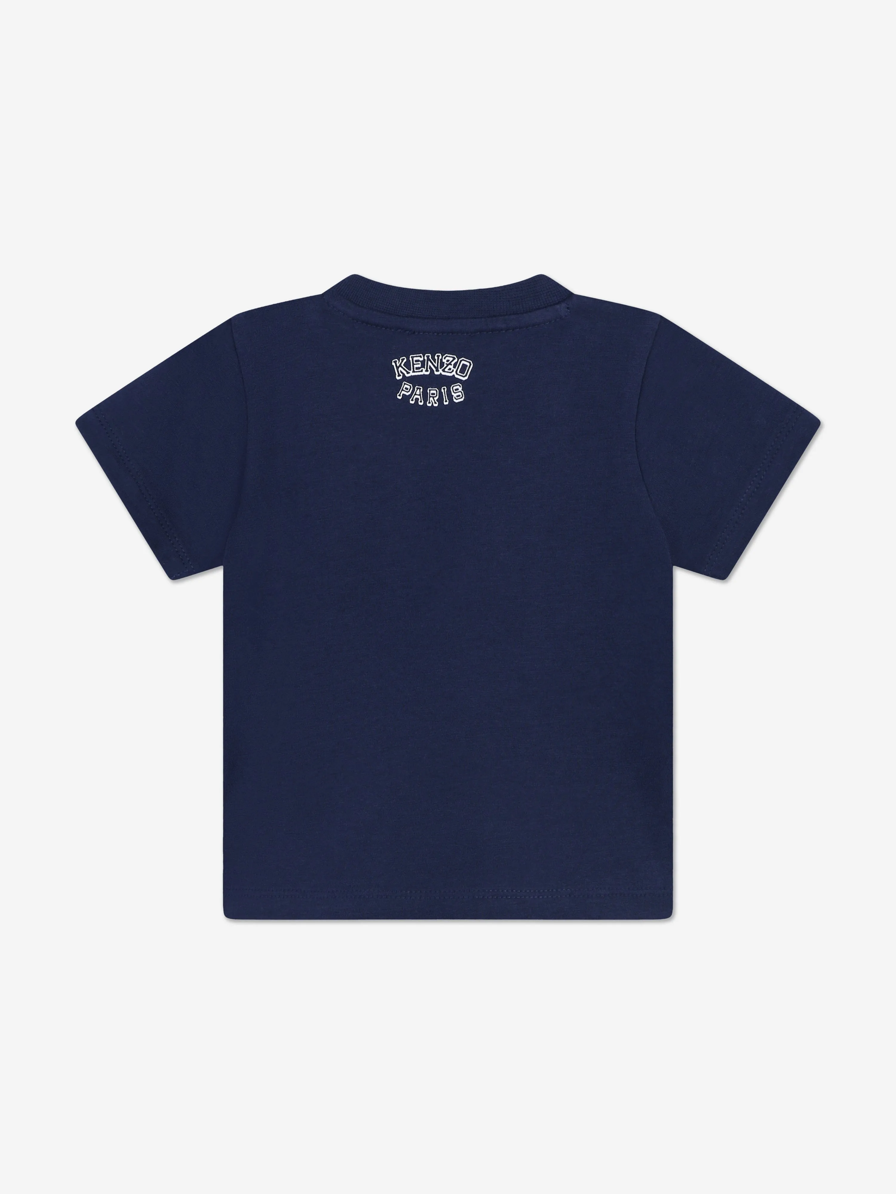 KENZO Baby Boys Tiger Logo T-Shirt in Navy