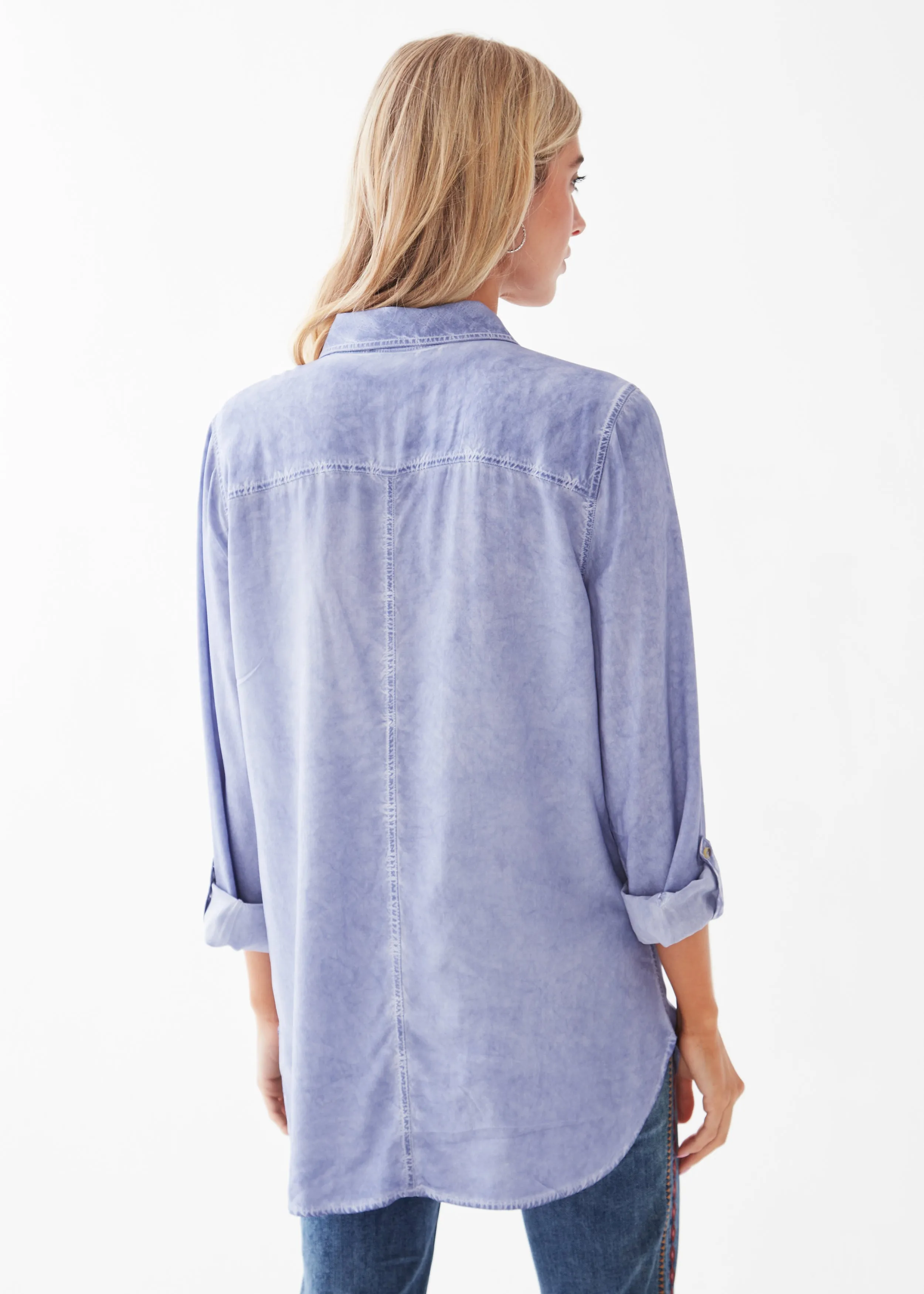 Long Sleeve Roll Tab Shirt