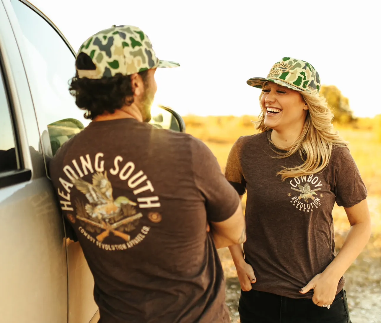 "Heading South" Cowboy Revolution Short Sleeve Tri-Blend Tee