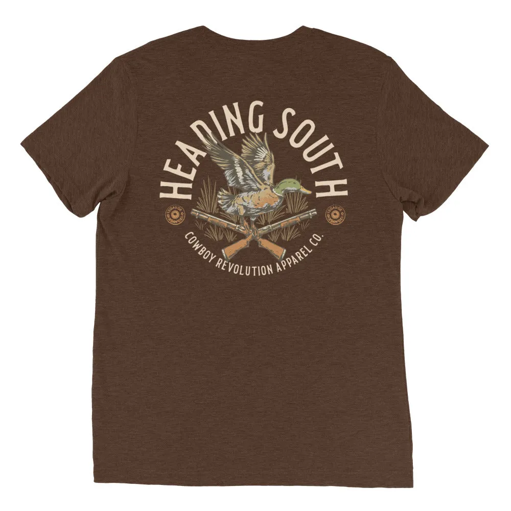 "Heading South" Cowboy Revolution Short Sleeve Tri-Blend Tee