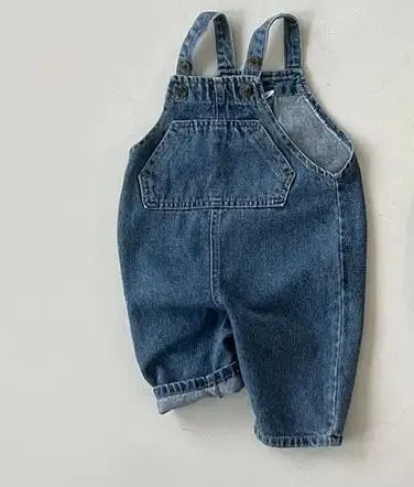 Sleeveless Denim Overalls