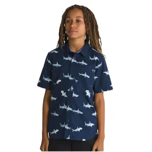 Vans Kids Shark Shortsleeve Shirt - Dress Blues